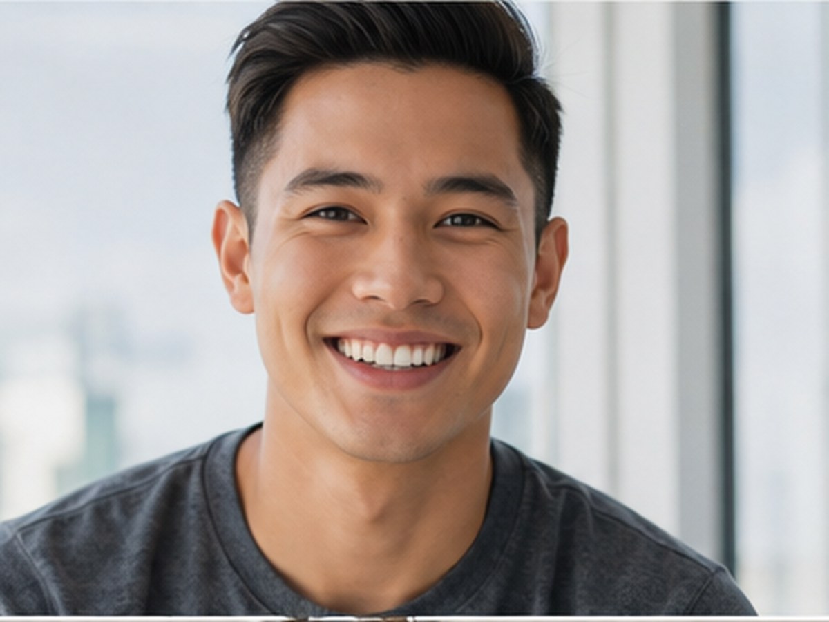Smiling adult man with straight teeth — About Victoria Orthodontics Guide, Victoria Orthodontics Guide